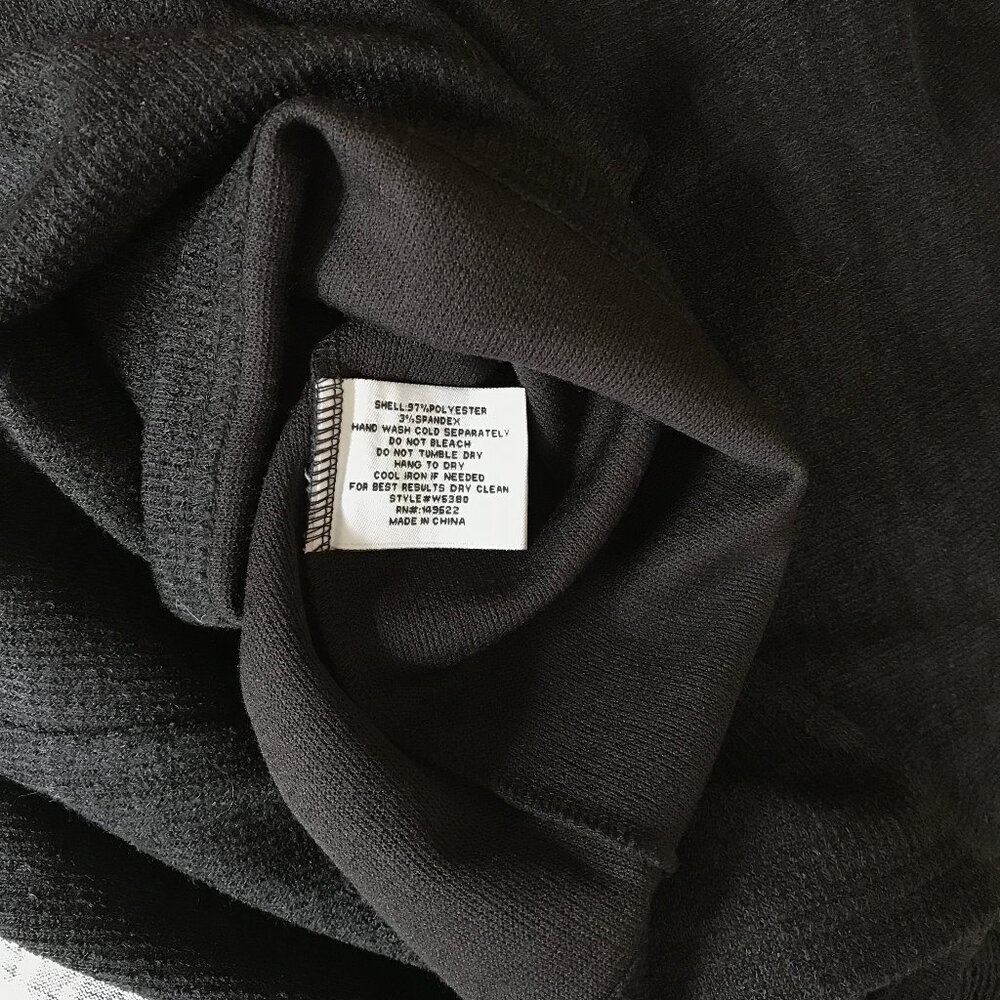 NWT  WALTER BAKER Black sweater dress, size Medium.  Nordstrom’s. - Picture 4 of 4
